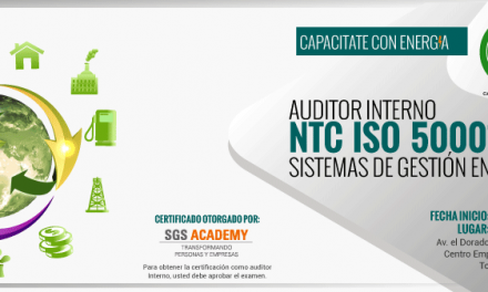 Capacitación Auditor Interno NTC ISO 50001 Sistemas de Gestión Energética
