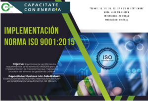 Capacitación Implementación Norma ISO 9001:2015