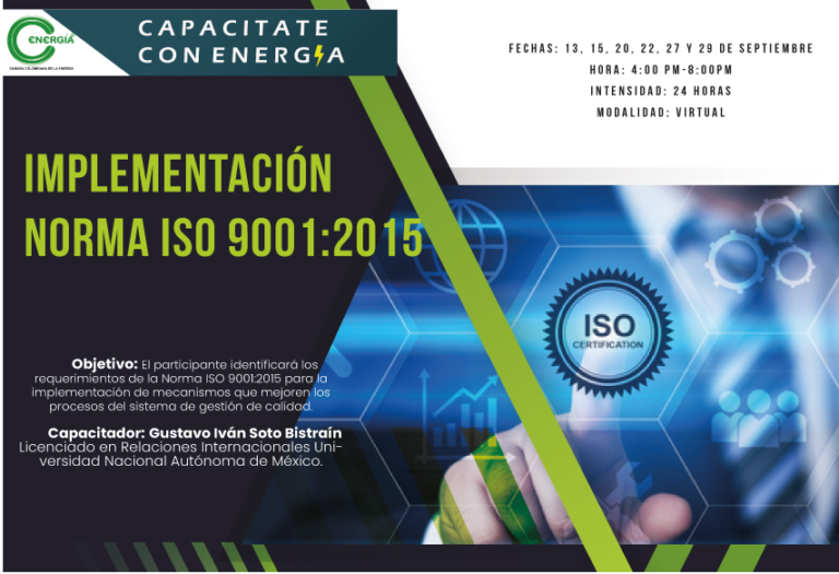 Capacitación Implementación Norma ISO 9001:2015