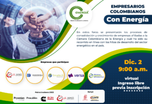 Foro Empresarios Colombianos con Energía 2 diciembre