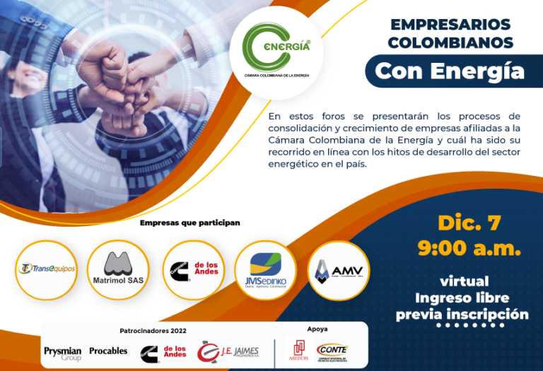 Foro Empresarios Colombianos con Energía 7 diciembre