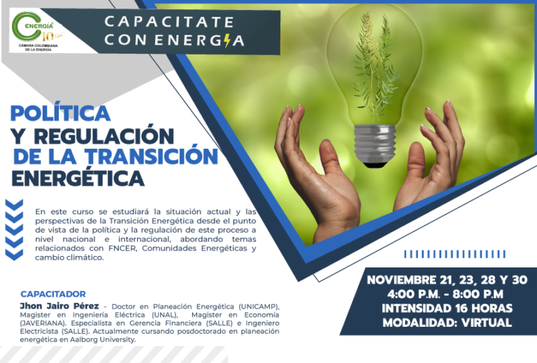 Capacitación política y regulación de la transición energética