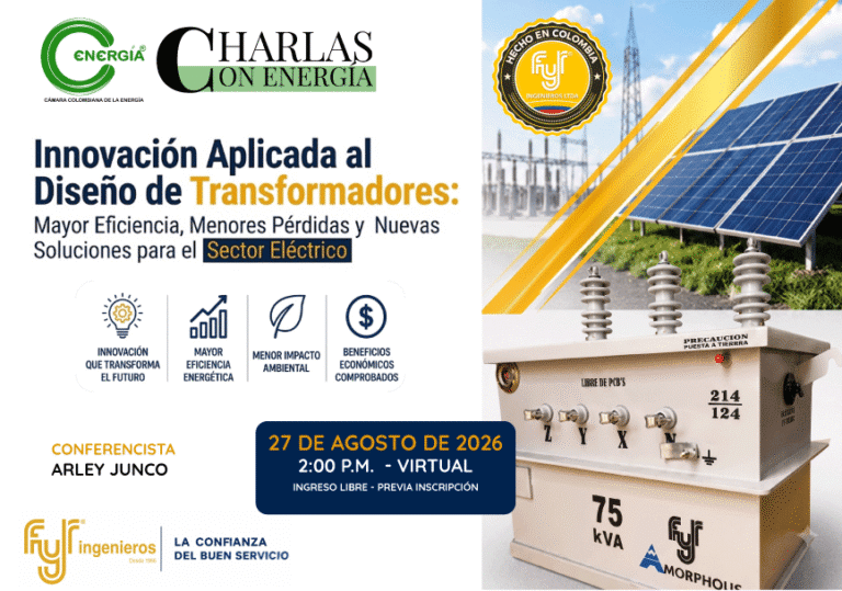 Charla: Innovación Aplicada al Diseño de Transformadores: Mayor Eficiencia, Menores Pérdidas y Nuevas Soluciones para el Sector Eléctrico